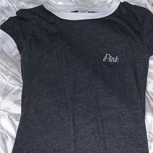 vs pink gray t-shirt/size xs/Worn a few times/$10